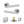 Status Carolina Door Handle Pack (Latch Set - 3