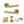 Status Carolina Door Handle Pack (Bathroom Set - 3