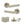 Status Carolina Door Handle Pack (Latch Set - 3