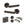 Status Carolina Door Handle Pack (Bathroom Set - 3