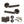 Status Carolina Door Handle Pack (3 Lever Lock Set - 2.5