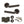 Status Carolina Door Handle Pack (3 Lever Lock Set - 2.5