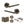 STATUS Alabama door handle pack with bronze levers, sashlock, 3 fire hinges, strike plate, mortise lock, keys.
