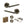 Status Alabama Door Handle Pack (3 Lever Lock Set - 3