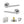 Status Alabama Door Handle Pack (Latch Set - 2.5