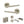 Status Alabama Door Handle Pack (Bathroom Set - 3
