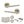 Status Alabama Door Handle Pack (3 Lever Lock Set - 2.5