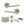 Status Alabama Door Handle Pack (Bathroom Set - 3