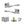 Senza Pari Guido Door Handle Pack (Latch Set - 2.5