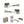 Senza Pari Guido Door Handle Pack (Bathroom Set - 2.5