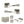 Senza Pari Guido Door Handle Pack (3 Lever Lock Set - 3