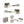 Senza Pari Guido Door Handle Pack (3 Lever Lock Set - 2.5