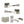 Senza Pari Guido Door Handle Pack (Bathroom Set - 3