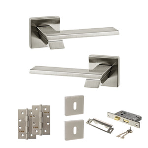 Senza Pari Giovanni Door Handle Pack (3 Lever Lock Set - 3