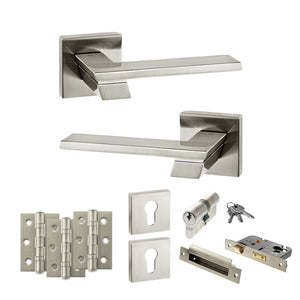 Senza Pari Giovanni Door Handle Pack (Euro Lock Set - 2.5