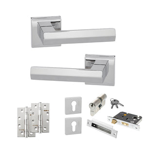 Senza Pari Davoli Door Handle Pack (Euro Lock Set - 2.5