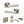 Senza Pari Davoli Door Handle Pack (Bathroom Set - 3