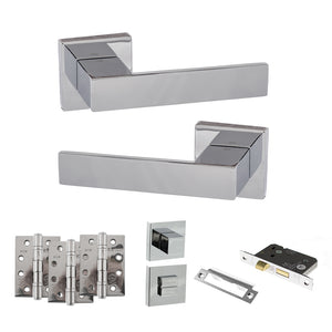 Senza Pari Panetti Door Handle Pack (Bathroom Set - 3