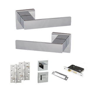 Senza Pari Panetti Door Handle Pack (Bathroom Set - 2.5