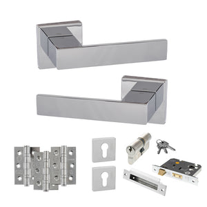 Senza Pari Panetti Door Handle Pack (Euro Lock Set - 2.5