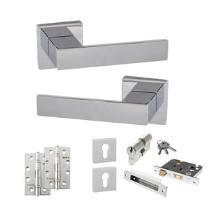 Senza Pari Panetti Door Handle Pack (Euro Lock Set - 2.5