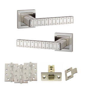 Senza Pari Bianca Door Handle Pack (Latch Set - 3