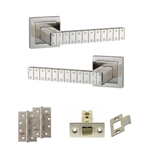 Senza Pari Bianca Door Handle Pack (Latch Set - 3