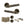 Senza Pari Andretta Door Handle Pack (Bathroom Set - 2.5