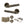 Senza Pari Andretta Door Handle Pack (3 Lever Lock Set - 3