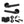 Senza Pari Andretta Door Handle Pack (Euro Lock Set - 2.5
