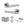Senza Pari Andretta Door Handle Pack (3 Lever Lock Set - 3