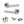 Senza Pari Andretta Door Handle Pack (Latch Set - 2.5