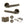 Senza Pari Fasana Door Handle Pack (3 Lever Lock Set - 2.5