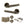 Senza Pari Fasana Door Handle Pack (3 Lever Lock Set - 2.5