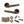Senza Pari Fasana Door Handle Pack (Euro Lock Set - 2.5