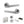 Senza Pari Fasana Door Handle Pack (Bathroom Set - 2.5