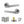 Senza Pari Fasana Door Handle Pack (Latch Set - 2.5