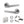 Senza Pari Fasana Door Handle Pack (Euro Lock Set - 2.5
