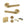 Senza Pari Fasana Door Handle Pack (Bathroom Set - 3