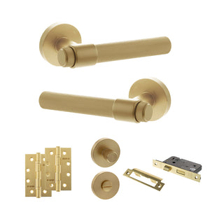 Senza Pari Fasana Door Handle Pack (Bathroom Set - 3