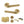 Senza Pari Fasana Door Handle Pack (Bathroom Set - 3