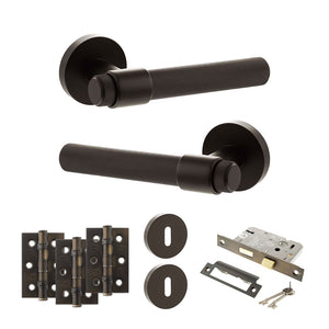 Senza Pari Fasana Door Handle Pack (3 Lever Lock Set - 2.5