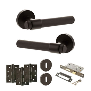 Senza Pari Fasana Door Handle Pack (3 Lever Lock Set - 2.5
