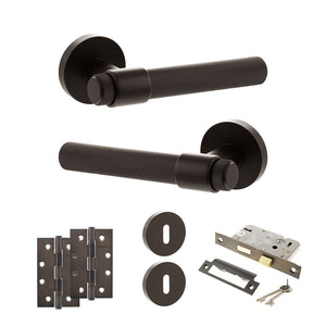 Senza Pari Fasana Door Handle Pack (3 Lever Lock Set - 2.5