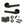 Senza Pari Fasana Door Handle Pack (Euro Lock Set - 3