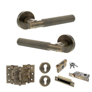 Senza Pari Rosarno Door Handle Pack (Euro Lock Set - 3