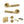 Senza Pari Rosarno Door Handle Pack (Bathroom Set - 2.5