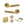Senza Pari Rosarno Door Handle Pack (3 Lever Lock Set - 3