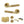 Senza Pari Rosarno Door Handle Pack (Bathroom Set - 3