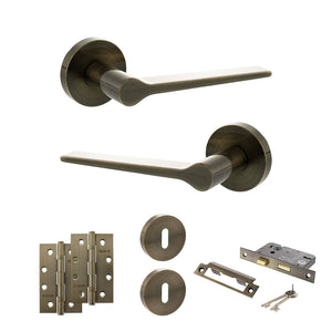 Senza Pari Laviano Door Handle Pack (3 Lever Lock Set - 3